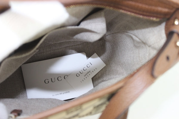 Gucci GG Canvas Bree Mini Tote Bag