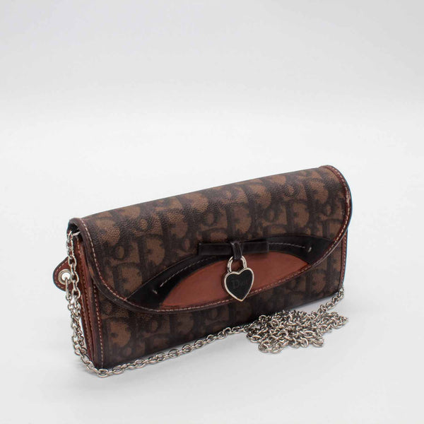 Dior vintage romantique wallet on chain