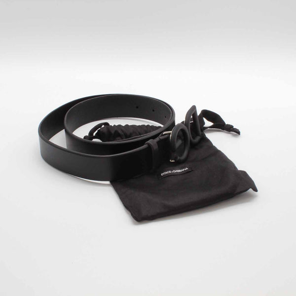 Dolce & Gabbana Leather Belt With DG Logo