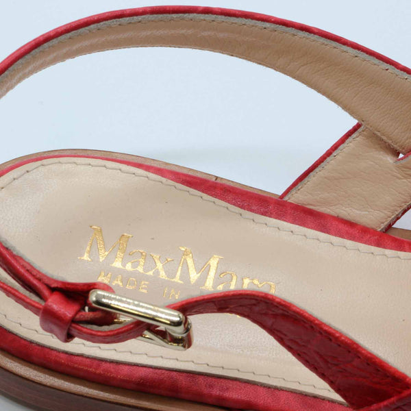 Max Mara leather sandals