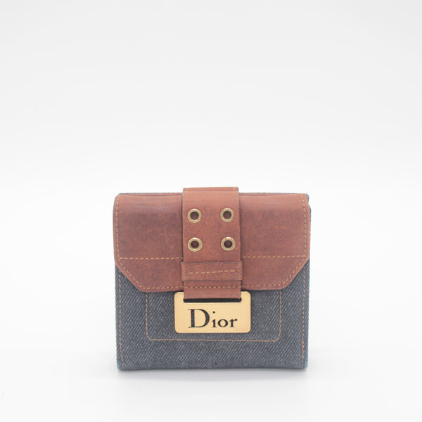Dior vintage saddle wallet