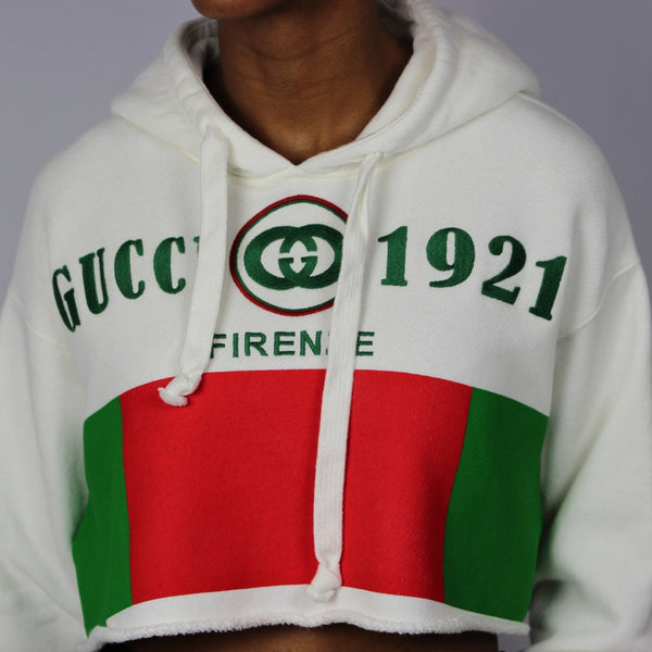 Gucci Firenze crop hoodie