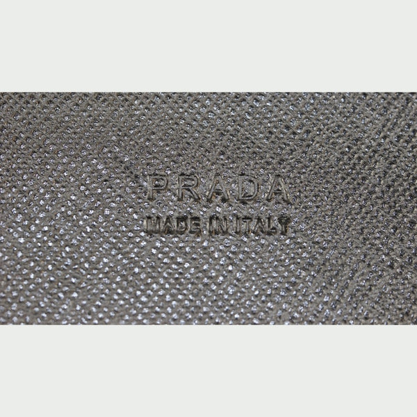 Prada Savoia buckle leather belt