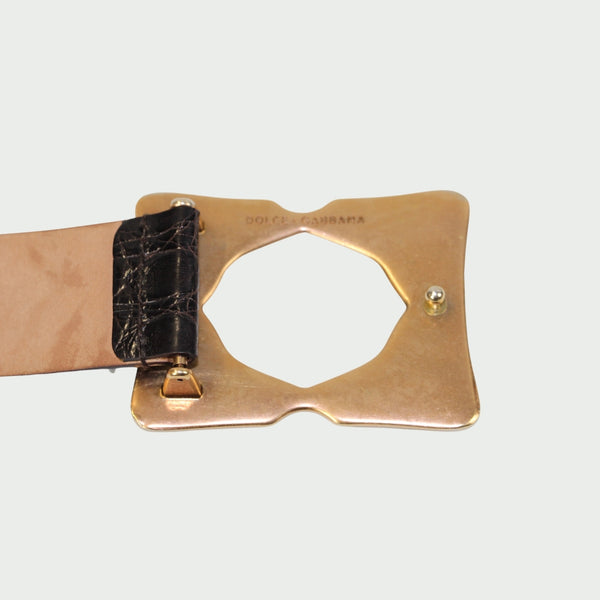 Dolce &amp; Gabbana leather belt