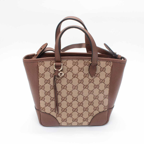 Gucci GG Canvas Bree Mini Tote Bag