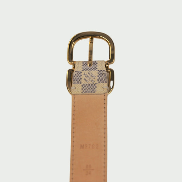 Louis Vuitton Damier Azur belt