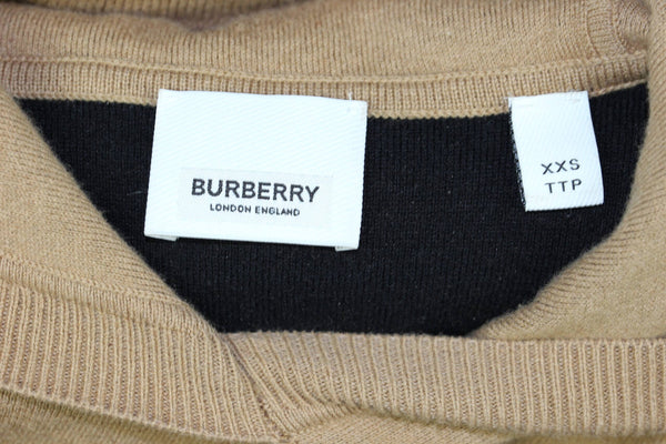 Burberry Intarsia logo hoodie