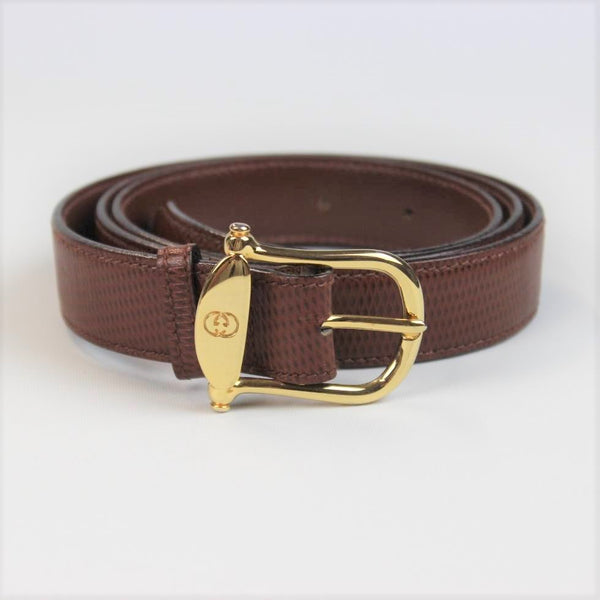 Gucci leather belt